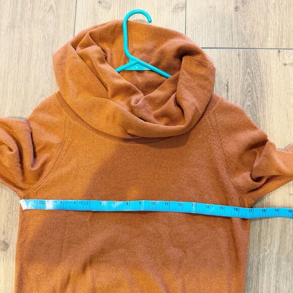 Anthropologie Womens Cowl Neck Wool Fall Sweater Size XSmall Lightweight Autumn - Picture 3 of 6
